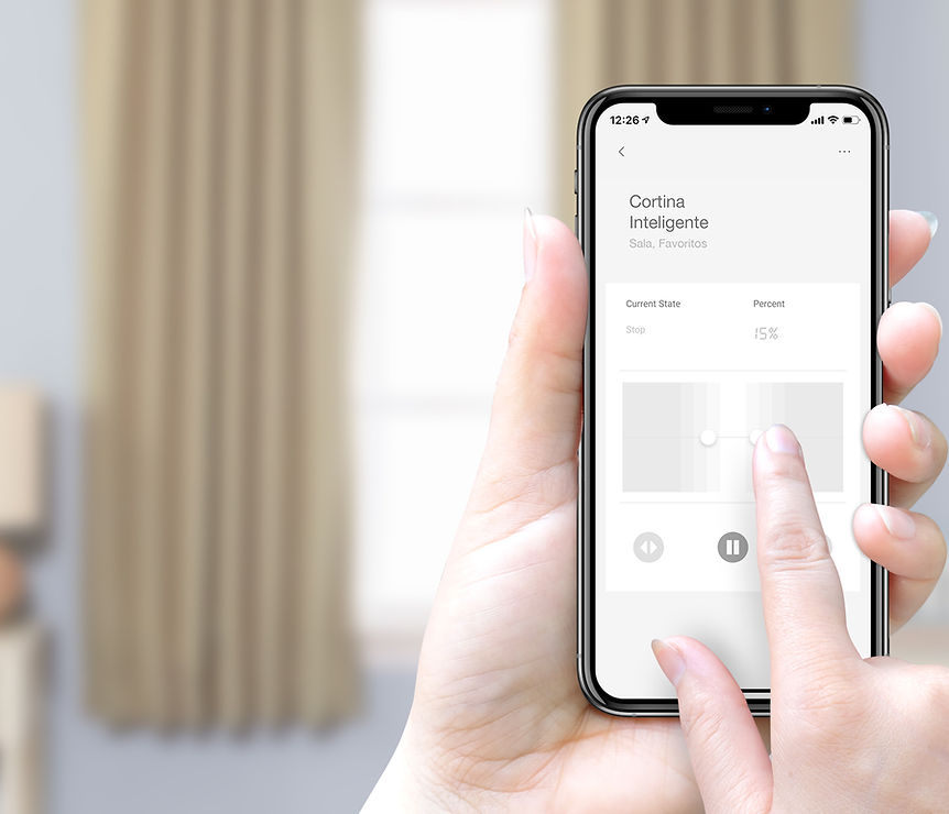 Control de cortinas desde la app